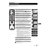 Preview for 110 page of Sony Grand Wega KF-50SX100K Instruction Manual