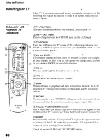 Preview for 46 page of Sony GRAND WEGA KF 60DX100 Operating Instruction