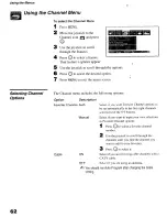 Preview for 62 page of Sony GRAND WEGA KF 60DX100 Operating Instruction