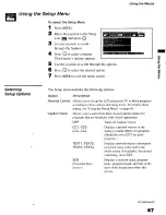 Preview for 67 page of Sony GRAND WEGA KF 60DX100 Operating Instruction