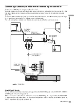 Preview for 13 page of Sony GX355 - RDR DVD Recorder Operating Instructions Manual