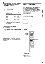 Preview for 23 page of Sony GX355 - RDR DVD Recorder Operating Instructions Manual