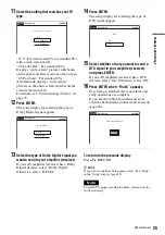 Preview for 25 page of Sony GX355 - RDR DVD Recorder Operating Instructions Manual