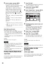 Preview for 58 page of Sony GX355 - RDR DVD Recorder Operating Instructions Manual