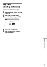 Preview for 85 page of Sony GX355 - RDR DVD Recorder Operating Instructions Manual