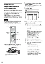 Preview for 126 page of Sony GX355 - RDR DVD Recorder Operating Instructions Manual