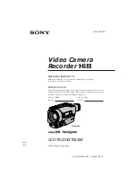 Sony Handycam CCD-TR2300 Operating Instructions Manual preview