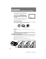 Preview for 76 page of Sony Handycam CCD-TR2300 Operating Instructions Manual