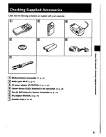 Preview for 5 page of Sony Handycam CCD-TR40 User Manual