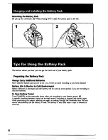 Preview for 8 page of Sony Handycam CCD-TR40 User Manual