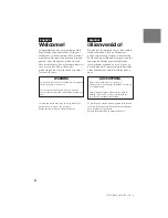 Preview for 2 page of Sony Handycam CCD-TR403 Operating Instructions Manual