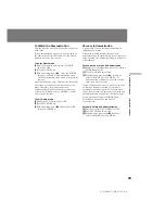 Preview for 59 page of Sony Handycam CCD-TR403 Operating Instructions Manual