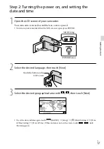 Preview for 17 page of Sony HANDYCAM CX130 Operating Manual