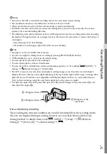 Preview for 25 page of Sony HANDYCAM CX130 Operating Manual