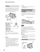 Preview for 36 page of Sony Handycam DCR-DVD408 Operating Manual