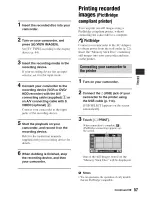 Preview for 57 page of Sony Handycam DCR-DVD408 Operating Manual