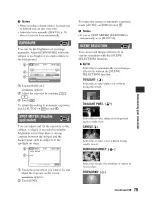 Preview for 79 page of Sony Handycam DCR-DVD408 Operating Manual