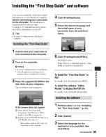 Preview for 85 page of Sony Handycam DCR-DVD408 Operating Manual