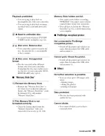 Preview for 99 page of Sony Handycam DCR-DVD408 Operating Manual