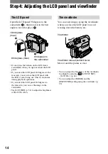 Preview for 14 page of Sony Handycam DCR-HC21 Operating Manual