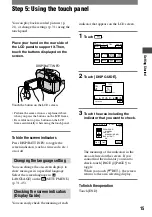 Preview for 15 page of Sony Handycam DCR-HC21 Operating Manual