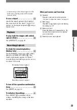 Preview for 23 page of Sony Handycam DCR-HC21 Operating Manual