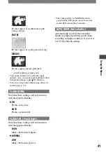 Preview for 41 page of Sony Handycam DCR-HC21 Operating Manual