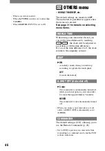 Preview for 46 page of Sony Handycam DCR-HC21 Operating Manual