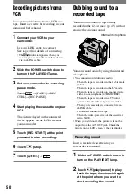 Preview for 50 page of Sony Handycam DCR-HC21 Operating Manual