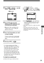 Preview for 51 page of Sony Handycam DCR-HC21 Operating Manual