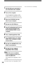 Preview for 58 page of Sony Handycam DCR-HC21 Operating Manual