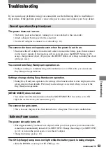 Preview for 63 page of Sony Handycam DCR-HC21 Operating Manual