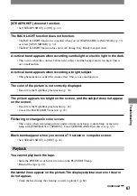 Preview for 67 page of Sony Handycam DCR-HC21 Operating Manual