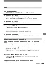 Preview for 69 page of Sony Handycam DCR-HC21 Operating Manual