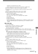 Preview for 71 page of Sony Handycam DCR-HC21 Operating Manual