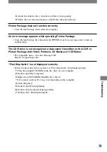 Preview for 73 page of Sony Handycam DCR-HC21 Operating Manual