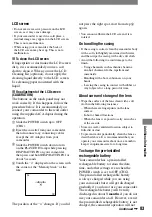 Preview for 83 page of Sony Handycam DCR-HC21 Operating Manual