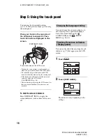 Preview for 16 page of Sony Handycam DCR-HC23E Operating Manual