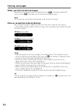 Preview for 92 page of Sony Handycam DCR-IP220 Operating Instructions Manual