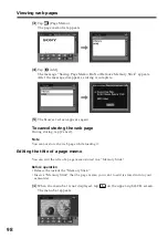 Preview for 98 page of Sony Handycam DCR-IP220 Operating Instructions Manual