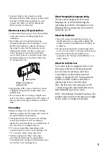 Preview for 3 page of Sony Handycam DCR-SR210E Handbook