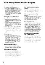 Preview for 4 page of Sony Handycam DCR-SR210E Handbook