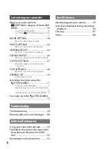 Preview for 6 page of Sony Handycam DCR-SR210E Handbook