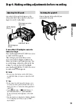 Preview for 19 page of Sony Handycam DCR-SR210E Handbook