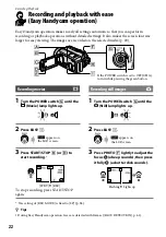 Preview for 22 page of Sony Handycam DCR-SR210E Handbook