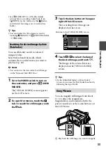 Preview for 33 page of Sony Handycam DCR-SR210E Handbook