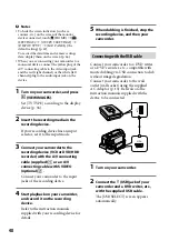 Preview for 48 page of Sony Handycam DCR-SR210E Handbook