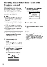 Preview for 54 page of Sony Handycam DCR-SR210E Handbook