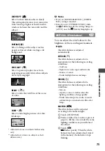 Preview for 75 page of Sony Handycam DCR-SR210E Handbook