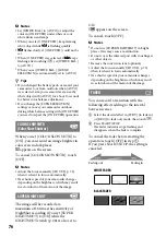 Preview for 76 page of Sony Handycam DCR-SR210E Handbook